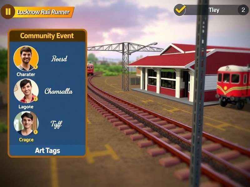 Lucknow Rail Runner character selection screen